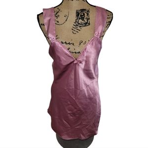 Vintage 1980s Sedu Sedú Mauve Ladies Medium Nightie Nightgown Coquette Lingerie